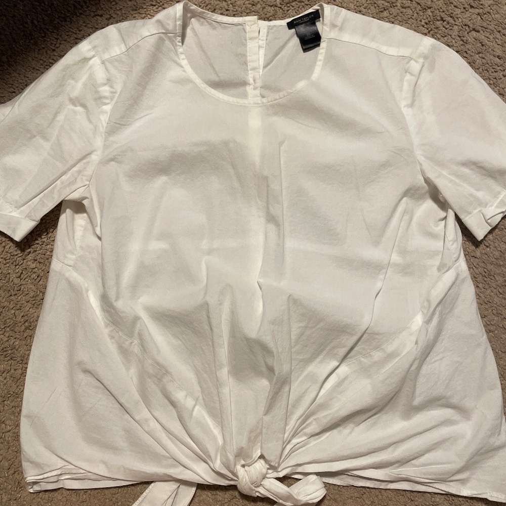 Ann Taylor White Blouse